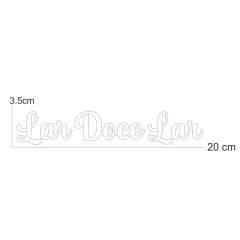 Lar doce lar de feltro - 6 unidades - Ticia Reis