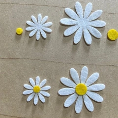 Margarida de Feltro cortado a laser - comprar online