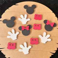 Silhueta Itens Mickey de EVA 20 unidades