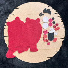 Recortes para confeccionar Monstrinhos 15cm - 1 unidade - Ticia Reis