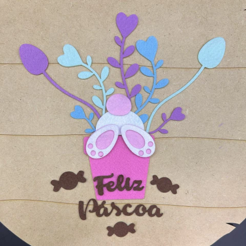 Recorte para montar quadro de páscoa - comprar online