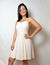 VESTIDO CURTO VISCOSE LISTRAS ROSA PRA SENTIR