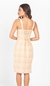 VESTIDO MIDI LINHO TUBINHO PRA SER CHIQUE na internet