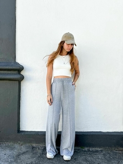 PANTALONA SARA CINZA MESCLA - comprar online
