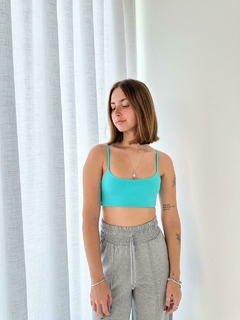 Top Suzan Verde Água - loja online