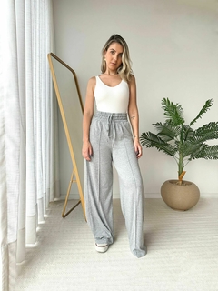 PANTALONA SARA CINZA MESCLA - loja online