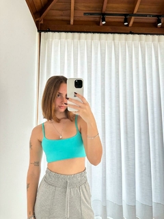 Top Suzan Verde Água - Audax loja