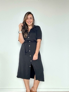 VESTIDO MIRINHA PRETO