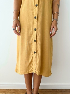 VESTIDO MIRINHA MOSTARDA - Audax loja
