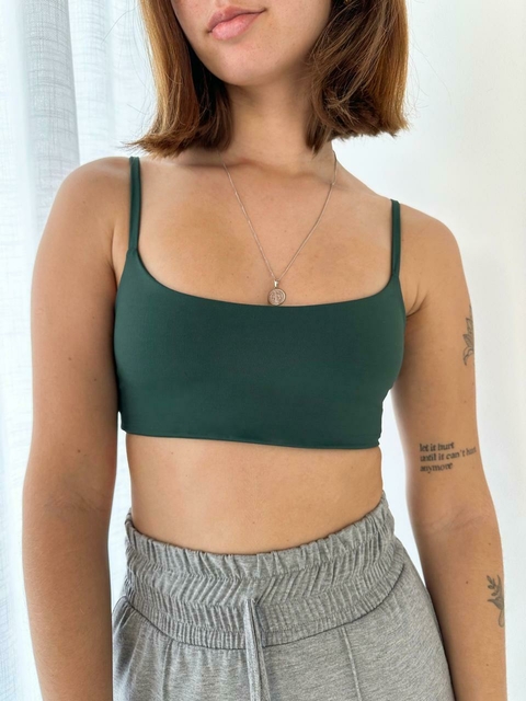 Top Suzan Verde Militar