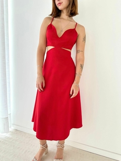 VESTIDO LARISSA VERMELHO - loja online