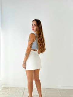 SAIA SHORT RAISSA OFF WHITE - loja online