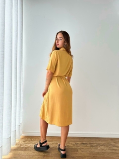 VESTIDO MIRINHA MOSTARDA - comprar online