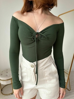 BODY CIGANINHA VERDE MILITAR