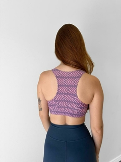 Top Nadador Estampa Rosa - comprar online