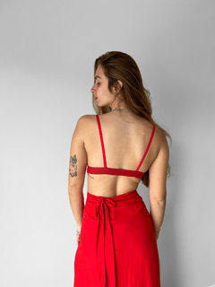 Top Paetê Vermelho - loja online