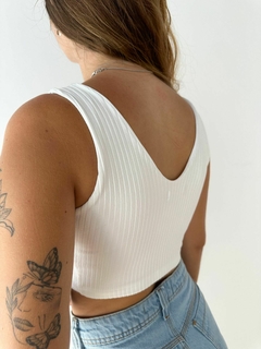 Cropped Erica Off White - comprar online