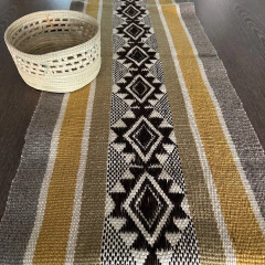 Camino de mesa lana de oveja 250x45 - Jiron del cielo