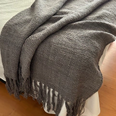 Manta - Pie de cama lana de oveja 207x110