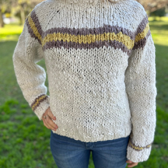 Sweater fueguino lana de oveja- Mediano