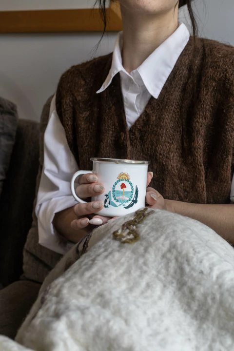 Jarro enlozado escudo nacional argentino