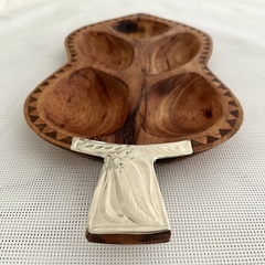 Copetinero hoja de madera y alpaca en internet