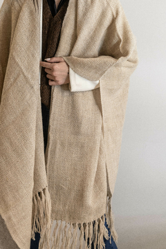 Ruana lana de llama - tienda online