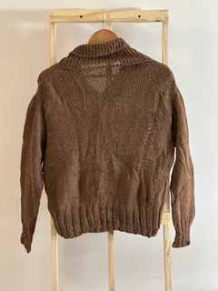 Saco sweater lana de llama- mediano - comprar online