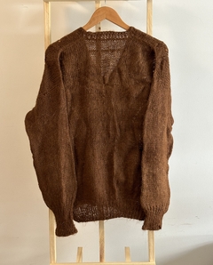 Sweater lana de llama- grande - Jiron del cielo