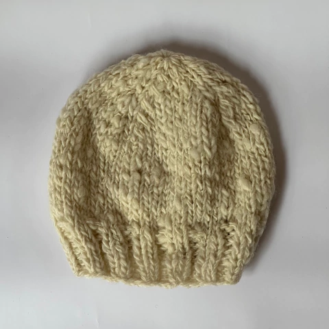 Gorro de lana fueguino