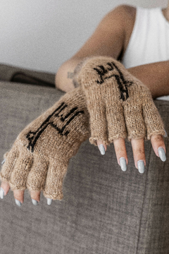 Mitones Guantes de lana de llama (varios modelos) - comprar online