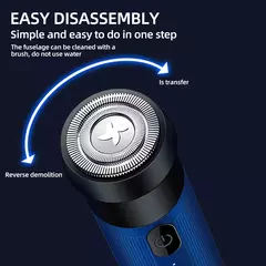 Novo Mini Barbeador Elétrico Portátil com Bateria de Longa Duração na internet