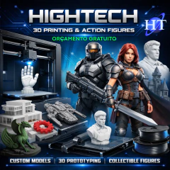 Impressão 3D e Modelagem de Objetos e Action Figures Personalizadas - comprar online