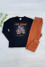 Conjunto Longo Infantil Menino Estampado Elian