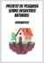 Projeto de Pesquisa - Desastres Naturais - comprar online