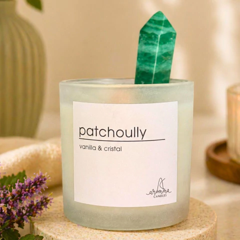 Cristal Patchouli Quartzo Verde