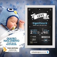 PACK DE ARTES - CHALKBOARD BEBÊS - Julio G Designer