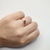 Solitário Color - Ouro rosé 18k e Ametista - Clara Lau Joias | Prata 950 e Ouro 18k 