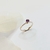 Solitário Color - Ouro rosé 18k e Ametista - loja online