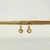 Argola Sol - Prata 925/950 e Citrino - Clara Lau Joias | Prata 950 e Ouro 18k 