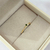 Anel Solitário Ponto - Ouro 18k e Gema Natural - loja online