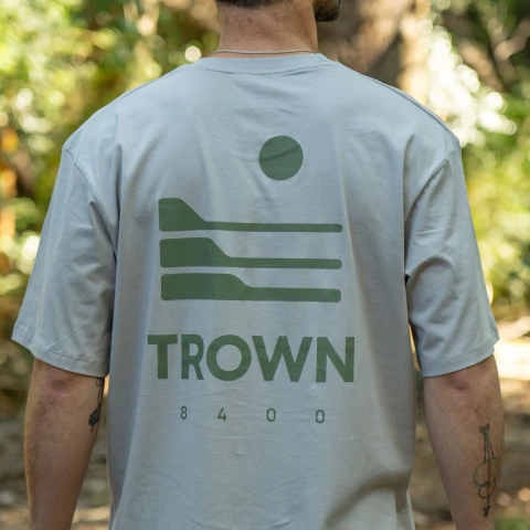 REMERA TROWN MC TINTES COLOR GRIS SATURNO