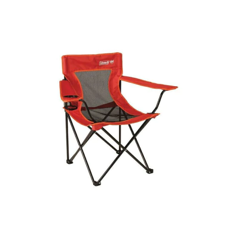 SILLA COLEMAN DIRECTOR 102KG C/POSA VASO ROJA