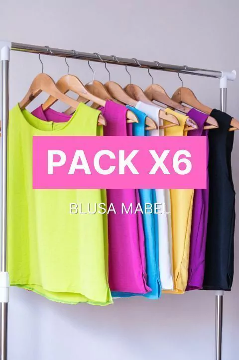 Pack Blusa Mabel x 6