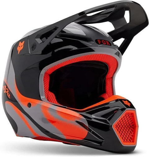 19210-CASCO FOX V1 EMOTION STL GRY - comprar online