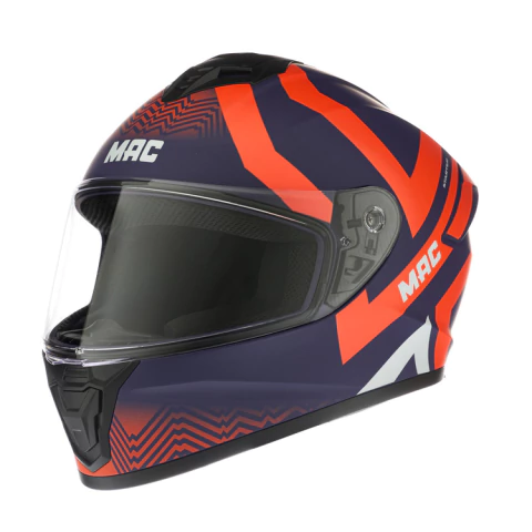 (18959) Casco Integral MAC 801 Starter Hill Violeta / Naranja