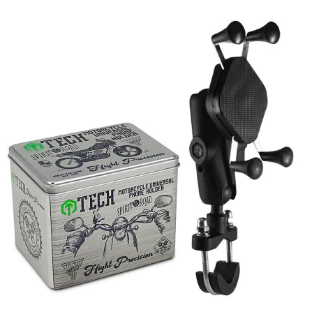 (3520) SOPORTE PORTA CELULAR/GPS/GO PRO – UNIVERSAL PARA MANUBRIO – TECH – 22001IC04079427U