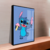 Kit 2 Quadros Decorativos Lilo Stitch Disney Infantil Com Moldura - Enjoy Home Store