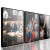 Kit 3 Quadros Decorativos Serie Friends Amigos Com Moldura - comprar online