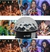 Bola Luz Led Rgb Media Esfera Alta Luminosidad Efectos Luces De Colores Fiestas